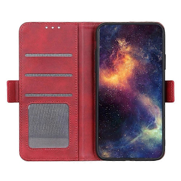 För Samsung Galaxy A15 4G Fodral Fullständigt Skydd Läder Plånbok Ställ Telefonskal Multicolor Style B