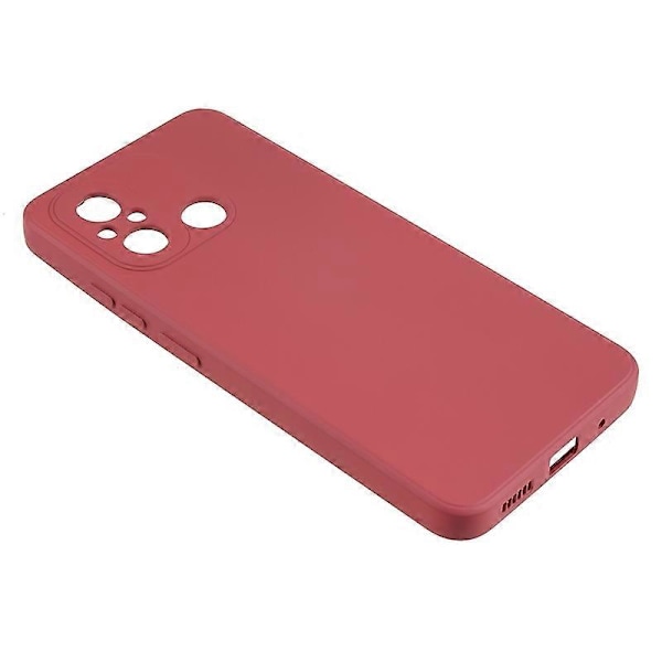 Til Xiaomi Redmi 12C 4G Gummibelagt TPU Telefon Cover Fiberforing Ridsefast Beskyttelsescover Multicolor Style F