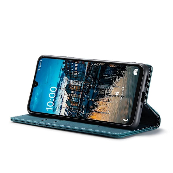 Til Samsung Galaxy A26 5G Case CASEME 013 Series Kortholder Stativ Læder Telefon Cover - Kaffe Multicolor Blue