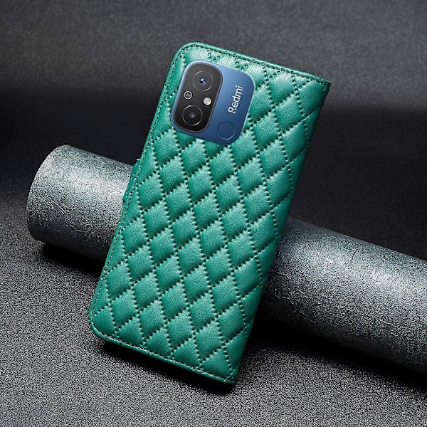 för Xiaomi Redmi 12C 4G Präglat PU Läder Plånboksfodral med Ställ Skydd Multicolor Style A
