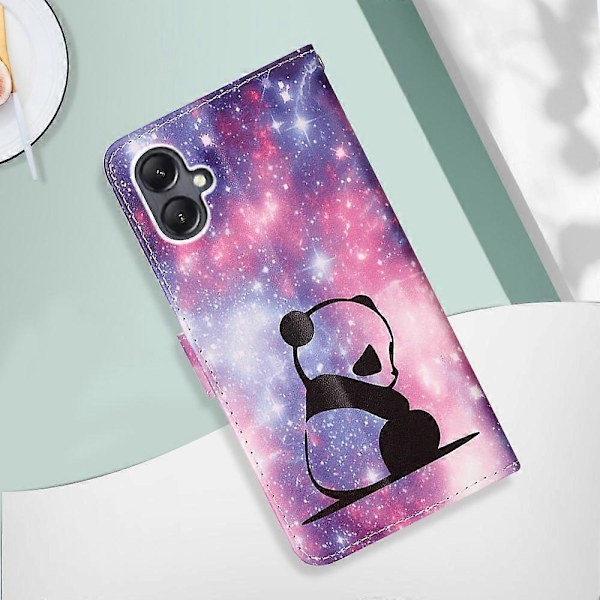 YB Pattern Printing Leather Series-4 Samsung Galaxy A15 4G -kotelo PU-nahkainen puhelinlompakkokotelo Multicolor Style H