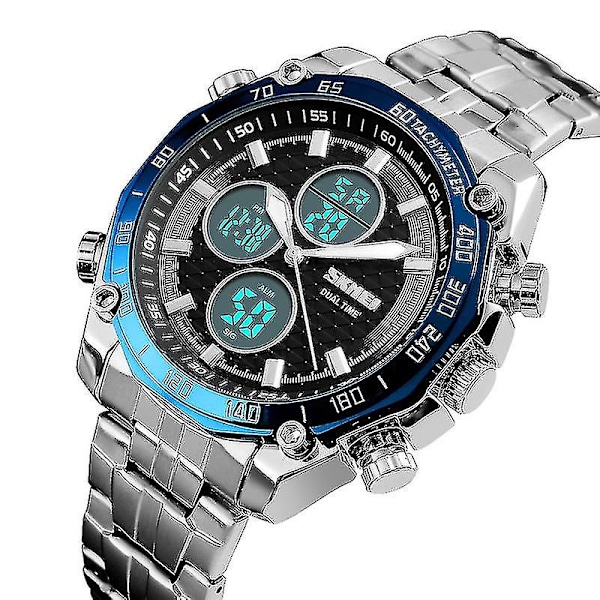 Skmei 1302 Mode Män Fritid Watch Black