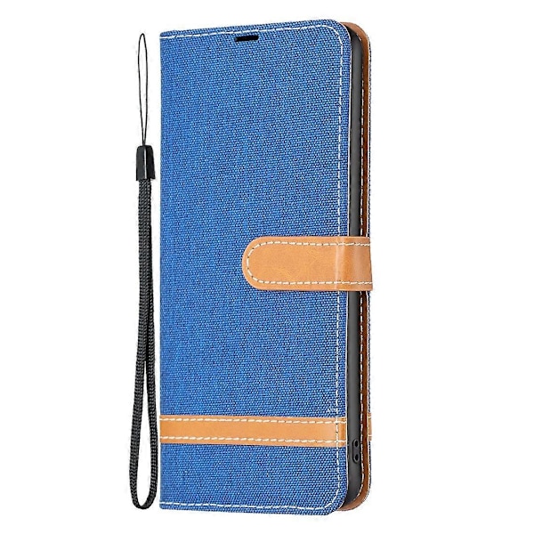 Kotelo Xiaomi Redmi Note 13 Pro 5G/Poco X6 5G -puhelimelle, farkkukangasta ja nahkaa Multicolor Sapphire