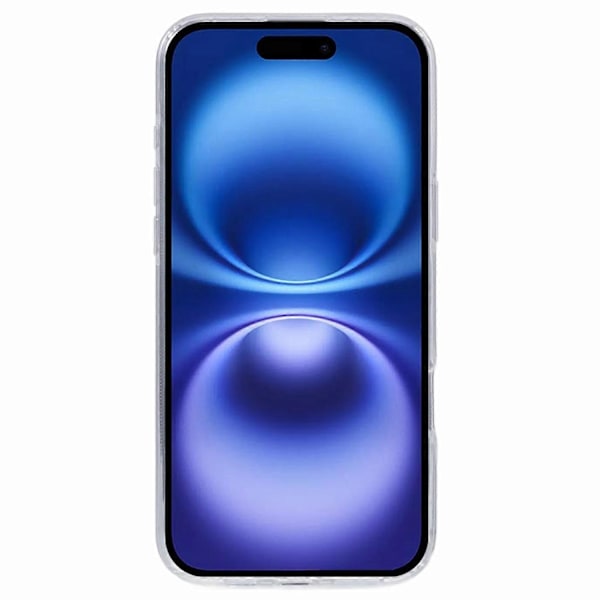Skal för iPhone 16 Plus TPU Blommönster Luftkuddedesign Skyddande Skal Multicolor Style A