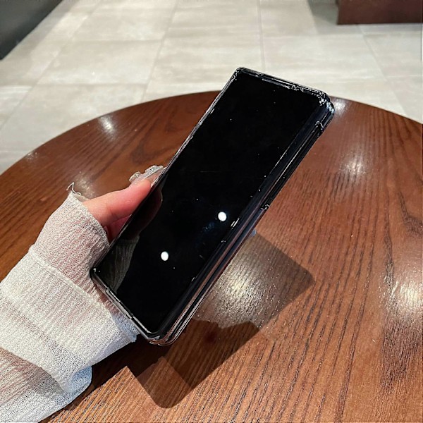 För Huawei Mate X3 5G/Mate X5 Mobilskal Mocka Halkskydd Multicolor Wine Red