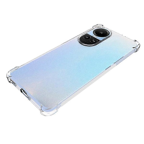 For Oppo Reno10 Pro 5G (Global)/Reno10 5G (Global) Klar Telefondeksel Sklisikkert TPU Mobiltelefondeksel