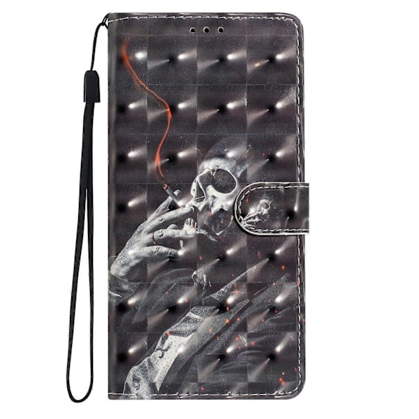 Til Samsung Galaxy A15 5G Etui Wallet PU Læder 3D Mønster Printet Telefon Cover Multicolor Style A