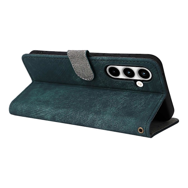 Læder Wallet Case med RFID-blokering til Samsung Galaxy A35 5G - Multicolor Green