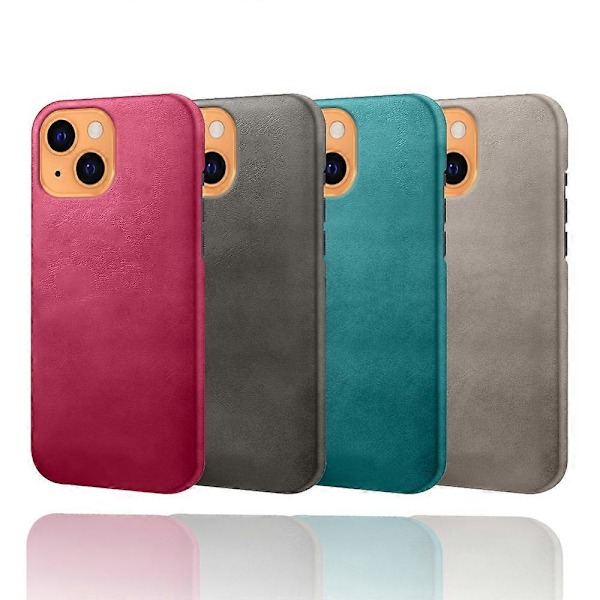 KSQ Laadukas PU-nahkapäällysteinen PC-puhelinkotelo iPhone 13 6.1-tuumaiselle Multicolor Style C