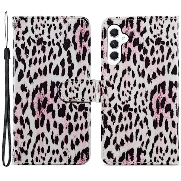 Til Samsung Galaxy A05s 4G Wallet Case PU Læder Mønster Print Telefon Cover Multicolor Style E