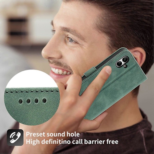 DIERFENG DF-03 Etui til Samsung Galaxy A05 4G PU Læder Stand Telefon Wallet Shell Multicolor Style D