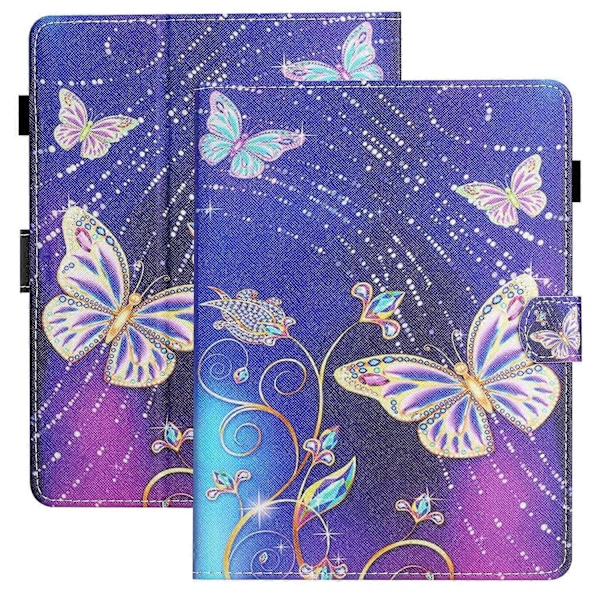 7-tommers Universal Tablet Case PU Læder Mønster Stand Kort Holder Beskyttelsescover Multicolor Style C