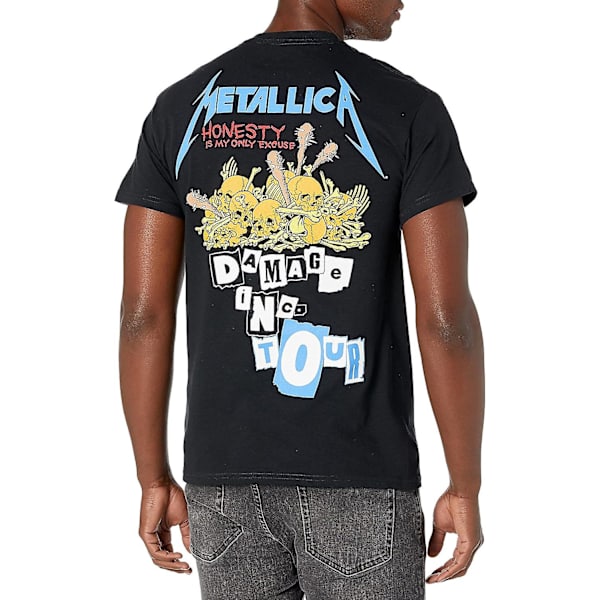 Damage Inc Tour T-shirt för män Black M