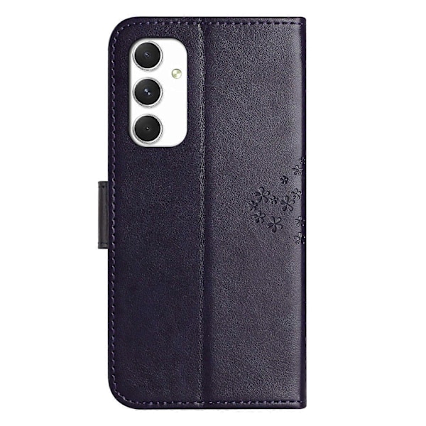 Etui til Samsung Galaxy A16 5G/A16 4G PU Læder Ugle Træ Præget Wallet Telefon Cover Multicolor Style A