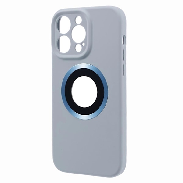 Til iPhone 14 Pro Silikone+PC Slim Cover Kompatibelt med MagSafe Logo Visning Stødsikkert Telefoncover Multicolor Style A