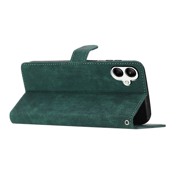 Til Samsung Galaxy A05 4G Etui PU Læder Foldbart Stativ Ensfarvet Telefoncover Multicolor Style E