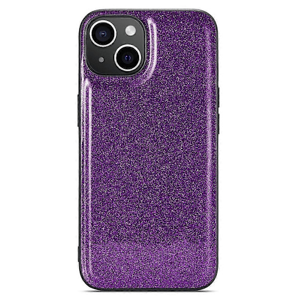 iPhone 13 -kotelo Glitter PU-nahka+PC+TPU Naarmuuntumaton puhelinkuori Multicolor Style D