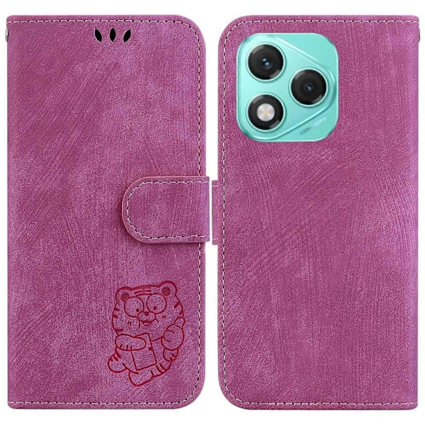 For Honor 400 Lite Wallet Case Tiger Præget Læder Stødsikkert Telefoncover Multicolor Rose