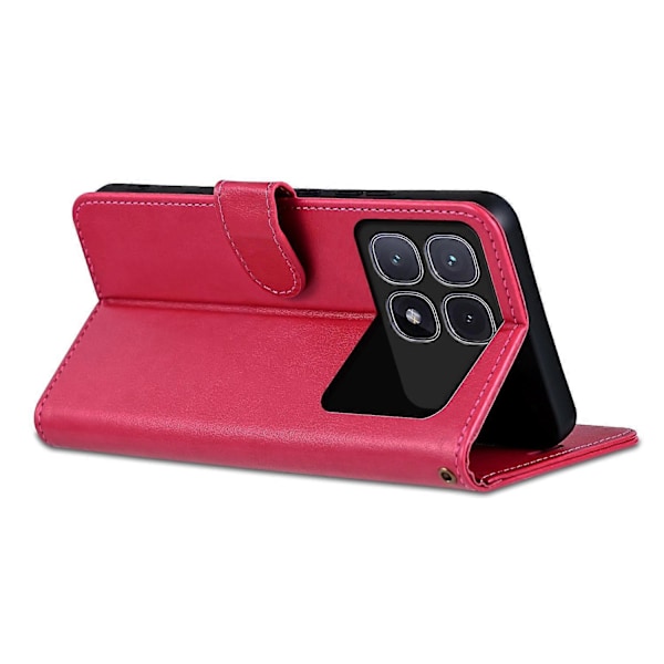 AZNS Fodral för Xiaomi Redmi K70 Ultra Anti-Scratch PU Läder Ställ Plånbok Telefonskydd Multicolor Style C