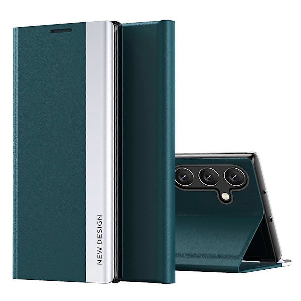 Til Samsung Galaxy A54 5G Elektroplettering PU Læder Telefon Cover Stativ Anti-ridse Smartphone Etui Multicolor Style A