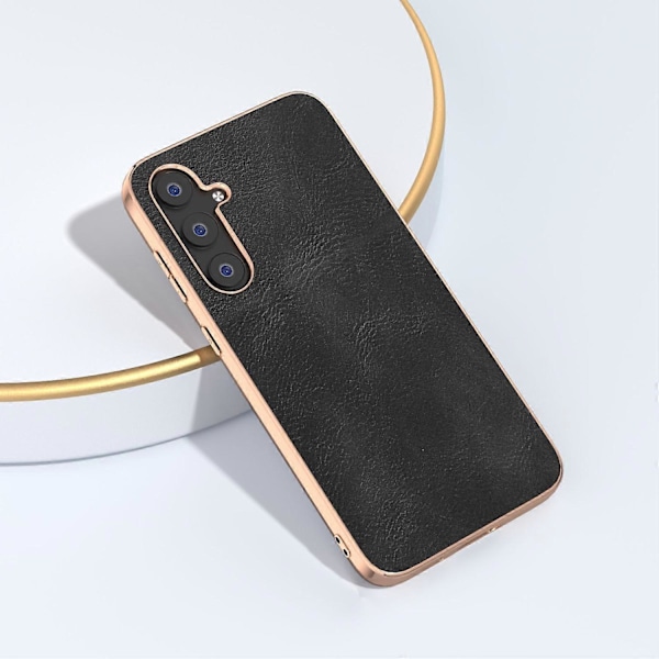 Samsung Galaxy S23 FE Nahkajäljitelmä Puhelinkotelo PU-nahkapäällysteinen PC+TPU Galvanointikuori Multicolor Style D