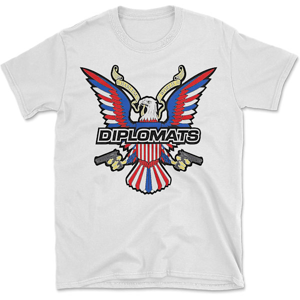 The Diplomats 90-talls Hip Hop Rap T-skjorte White L