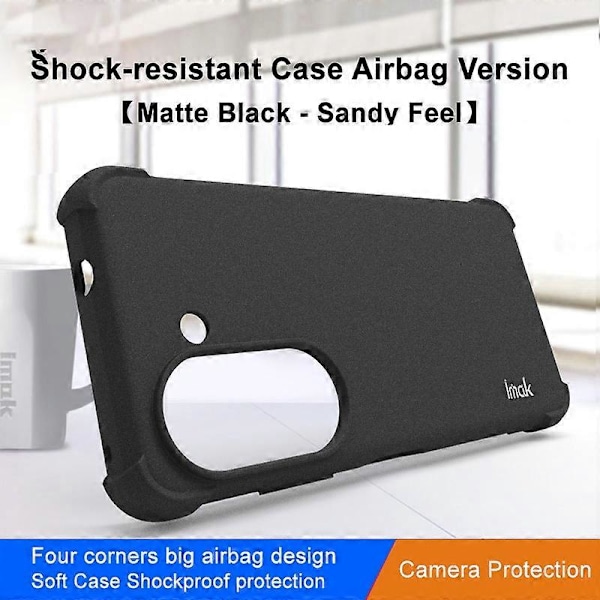 IMAK Matt Skyddsfodral för Asus Zenfone 10 5G, Mjukt TPU Stötsäkert Baksidesskydd Multicolor Style B