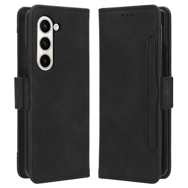 Useita korttipaikkoja sisältävä nahkakotelo Samsung Galaxy Z Fold5 5G:lle, lompakkoteline puhelinkuori Multicolor Style A
