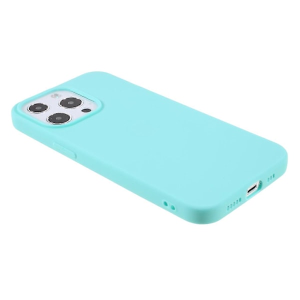För iPhone 13 Pro 6.1 tum Slim Surface Layer Slät Matt Mjuk Flexibel TPU Skal Multicolor Style D