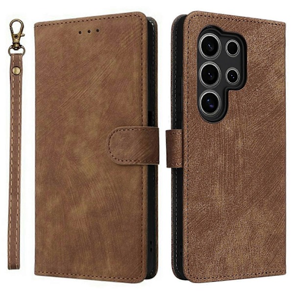 Plånboksfodral för itel S25 Ultra RFID-blockerande PU-läderfodral Ställvisning - Grön Multicolor Brown