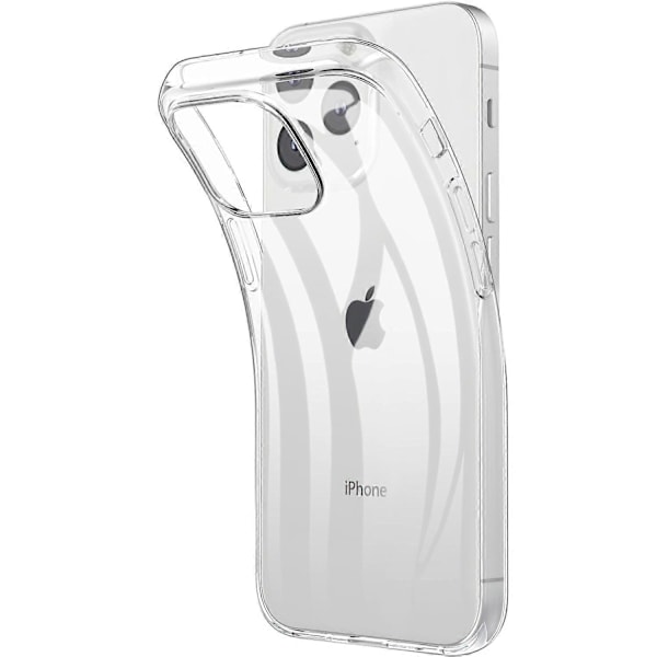 Kirkas TPU-kotelo + Temperoitu lasi näytönsuojakalvo iPhone 13 Pro 6,1 tuuman