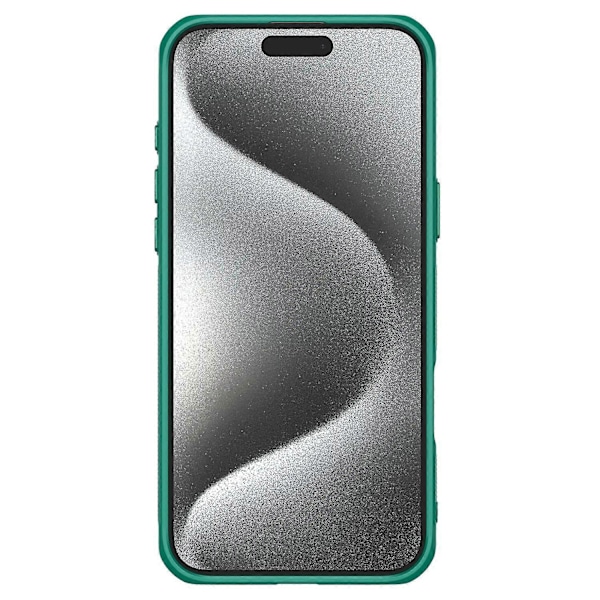 NILLKIN Iceblade Prop Skal för iPhone 16 Pro Max PC+TPU Mobilskal med Linsskydd Ställ - Multicolor Green