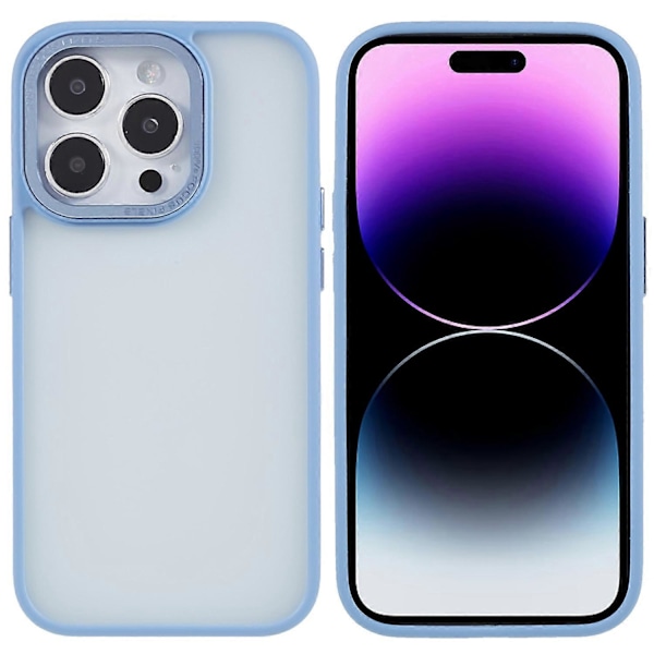FULEXIN För iPhone 15 Pro PC+TPU Mobilskal Metall Linsskyddsram Anti-Repskydd Multicolor Style D