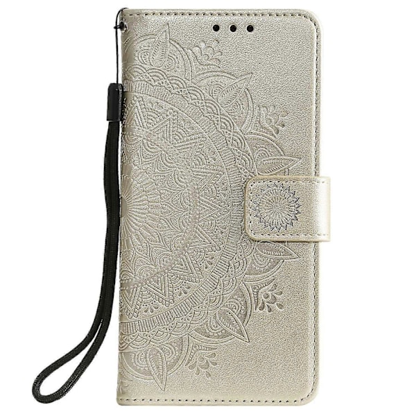 Præget Mandala Blomst Pung Læder Etui med Rem til Samsung Galaxy A52 4G/5G/A52s 5G Multicolor Style F