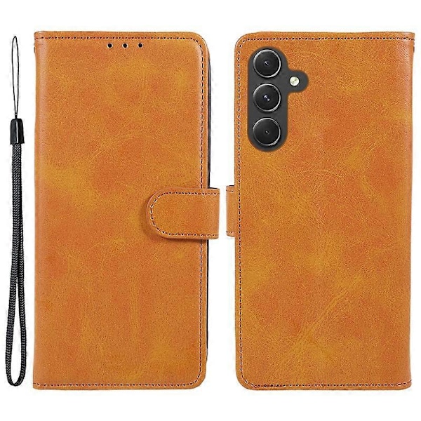 Samsung Galaxy A54 5G PU-nahkainen puhelinkotelo magneettilukolla, vasikannahka-kuvioinen lompakkokotelo ja jalusta Multicolor Style C