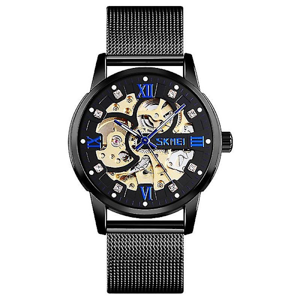 Skmei 9199 Herre Automatisk Mekanisk Ur Black