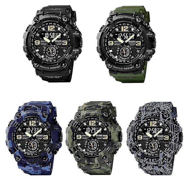 Skmei 1720 Led Digital Display Elektronisk watch White