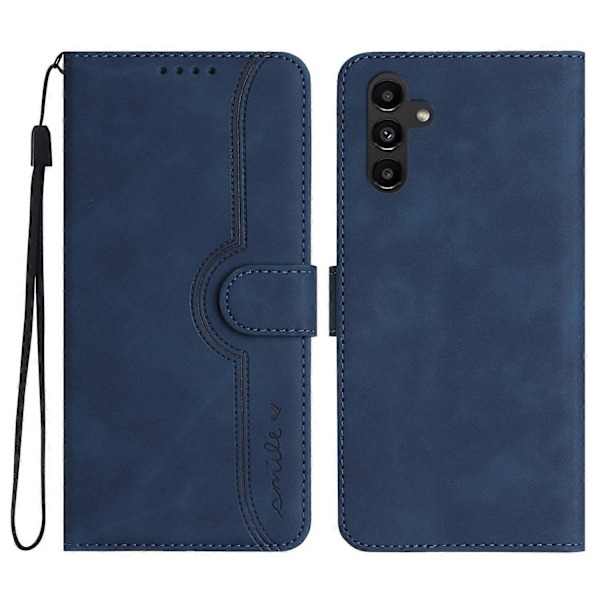 YX0030 Plånboksfodral i PU-läder för Samsung Galaxy S23 FE med tryckt stativ och flip-skydd Multicolor Style F