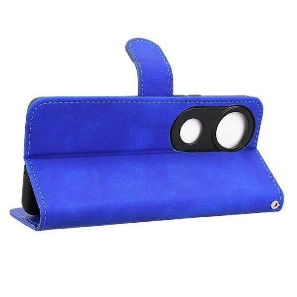 vivo V50 5G Nahkakotelo Ihoa Miellyttävä Pudotussuoja Lompakko Flip-puhelinkotelo Multicolor Blue