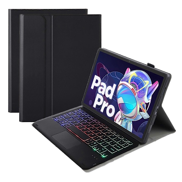 Type A AM18-BS Skyddsfodral med löstagbart Bluetooth-tangentbord för Lenovo Pad Pro 2022 11,2 tum