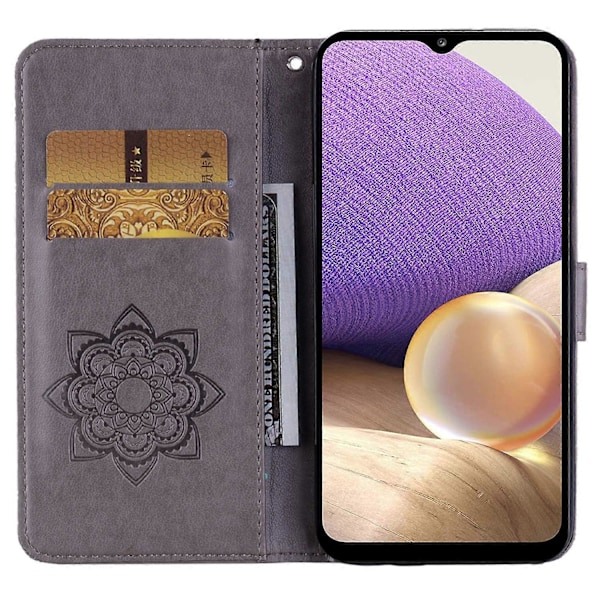 Til Samsung Galaxy S23 FE Cover Ugle Præget PU Læder Telefon Cover med Wallet Stand Multicolor Style E