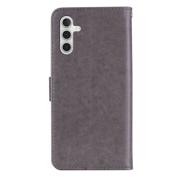 Til Samsung Galaxy A26 5G Wallet Case Ugle Blomst Præget Rhinestone Læder Cover Multicolor Style F