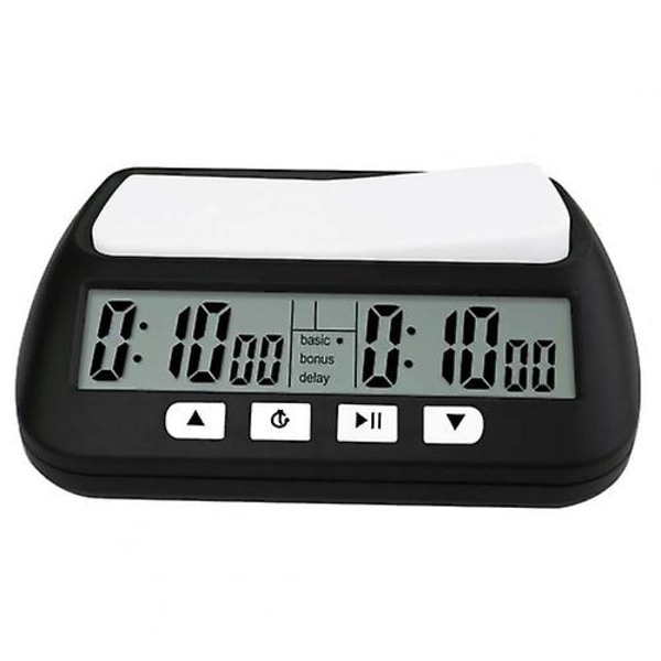 Yisheng Ys-902 Chess Timer Go Competition Chess Clock (svart engelsk version)
