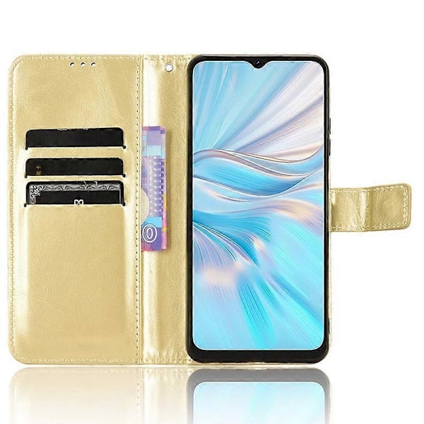 PU Läder Plånboksfodral för Blackview Oscal C70/Oscal Tiger 10 Ställ Telefonskal Multicolor Style C