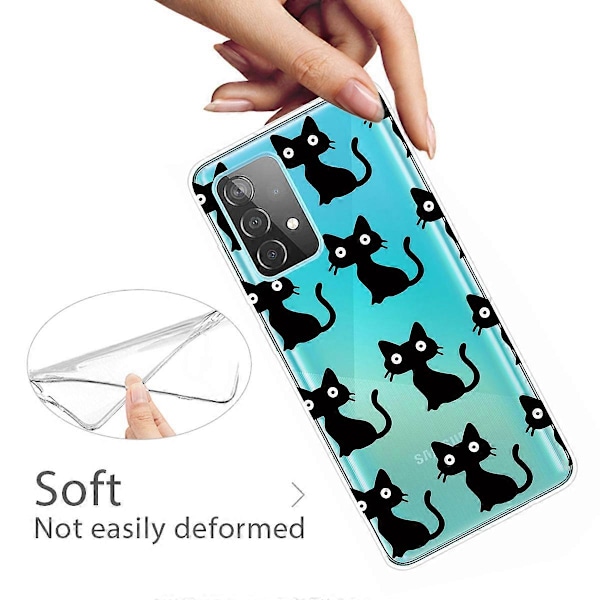 Mönstertryckt Mjukt TPU-telefonskal för Samsung Galaxy A32 4G (EU-version)