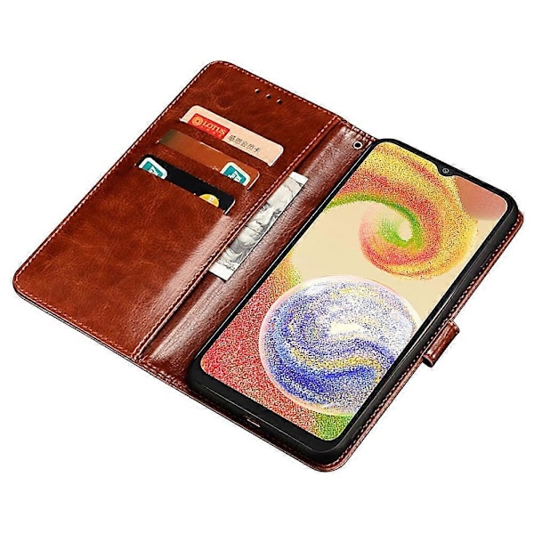 IDEWEI Stødsikkert Flip Telefon Wallet Case Stativ PU Læder Telefon Cover til Samsung Galaxy A54 5G