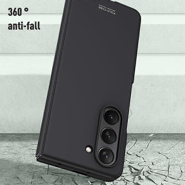 Hårt PC-skal för Samsung Galaxy Z Fold5 5G med hudliknande känsla, stötsäkert skydd Multicolor Style C