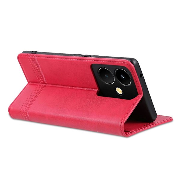 AZNS Fodral för vivo Y78+ 5G/Y78 5G Ställ PU Läder Plånboksfodral Flip Folio Telefonskal Multicolor Style A