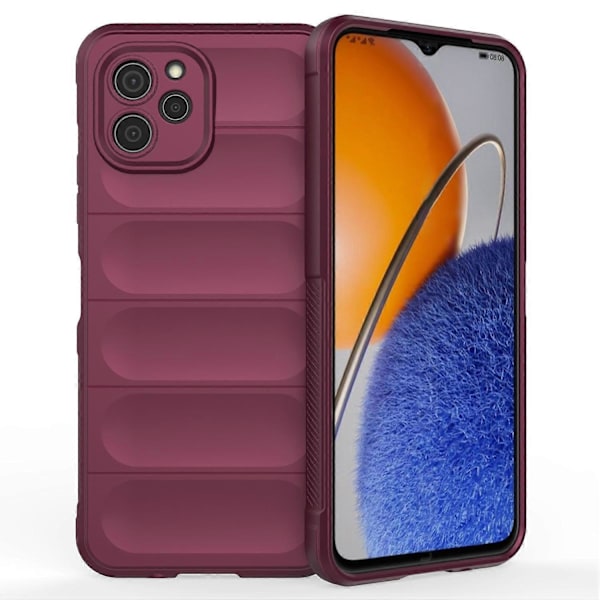 För Huawei nova Y61 4G Stöttåligt Bakstycke Flexibelt TPU Anti-repskydd Multicolor Style D