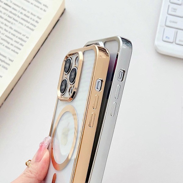 iPhone 14 Pro puhelin kotelo Multicolor Rose Gold